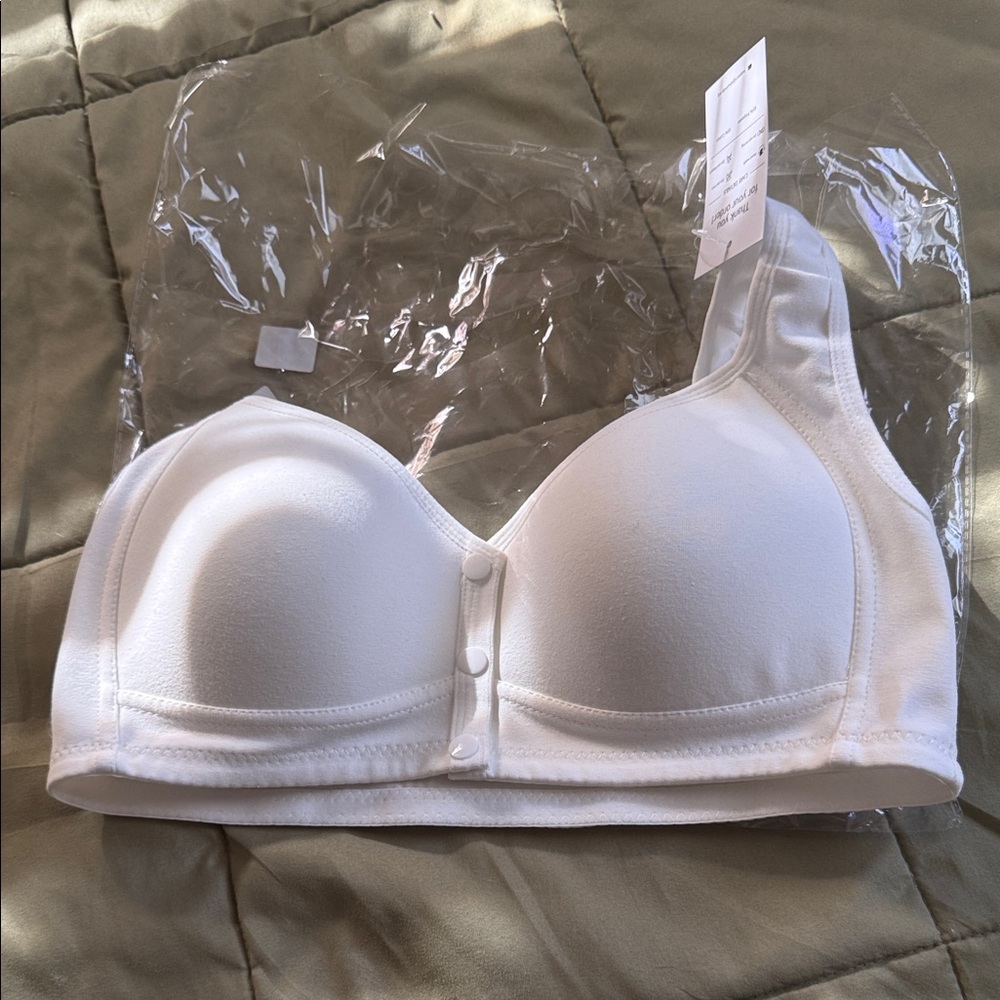 Elegant White Women's Bra